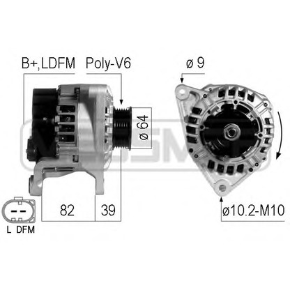 Foto Alternador MESSMER 210733