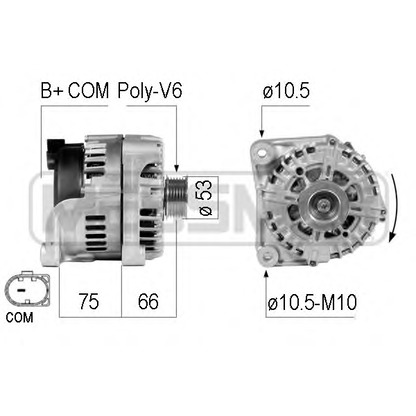 Photo Alternator MESSMER 210771