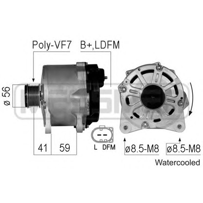 Photo Alternator MESSMER 210777