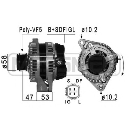 Foto Alternador MESSMER 210859