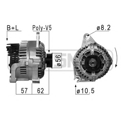 Photo Alternator MESSMER 210867