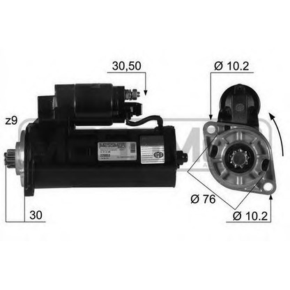 Foto Motor de arranque MESSMER 220053