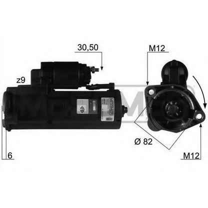 Foto Motor de arranque MESSMER 220137