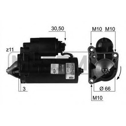 Foto Motor de arranque MESSMER 220184