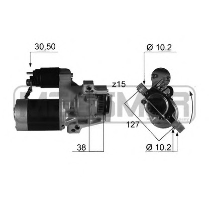 Foto Motor de arranque MESSMER 220340