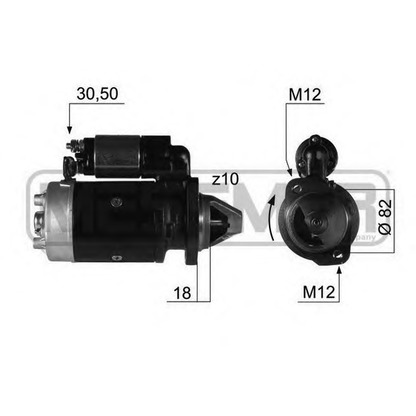 Foto Motor de arranque MESSMER 220347