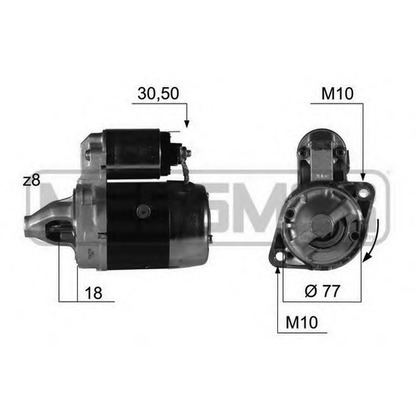 Foto Motor de arranque MESSMER 220382