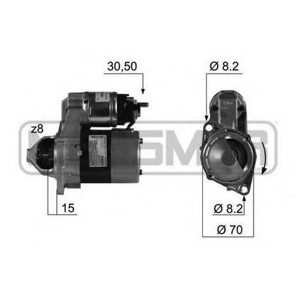 Foto Motor de arranque MESSMER 220403