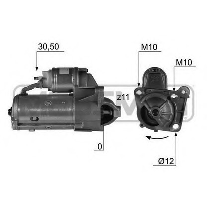 Foto Motor de arranque MESSMER 220436