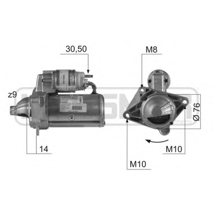 Foto Motor de arranque MESSMER 220453