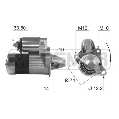 Zdjęcie Rozrusznik MESSMER 220484