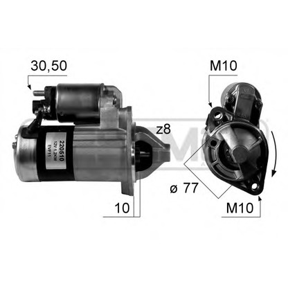 Foto Motor de arranque MESSMER 220510