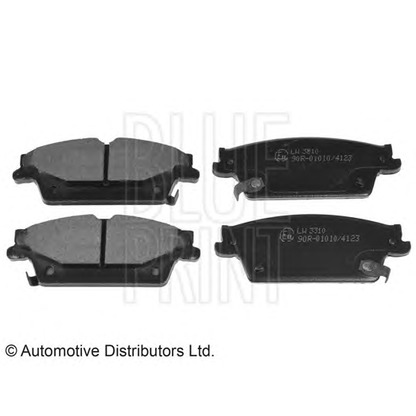 Photo Brake Pad Set, disc brake BLUE PRINT ADA104252