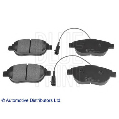 Photo Brake Pad Set, disc brake BLUE PRINT ADL144213