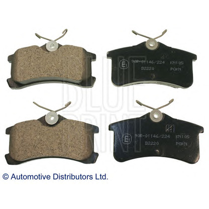 Photo Brake Pad Set, disc brake BLUE PRINT ADT342115