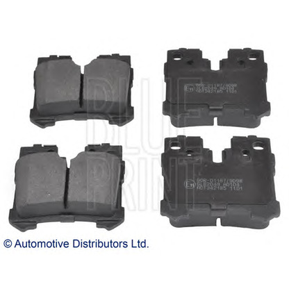 Photo Brake Pad Set, disc brake BLUE PRINT ADT342185