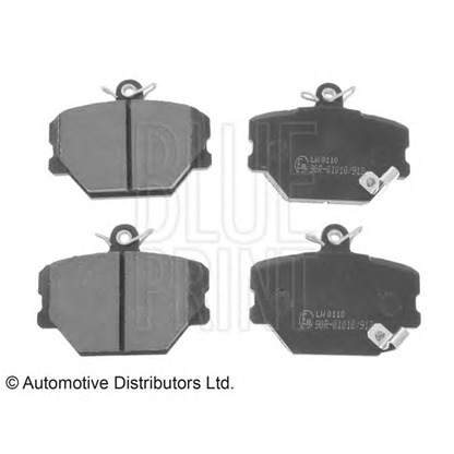 Photo Brake Pad Set, disc brake BLUE PRINT ADU174202