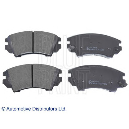 Photo Brake Pad Set, disc brake BLUE PRINT ADW194202