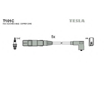 Photo Kit de câbles d'allumage TESLA T101C