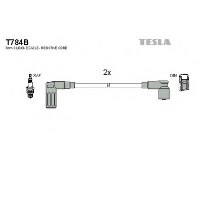 Photo Kit de câbles d'allumage TESLA T784B