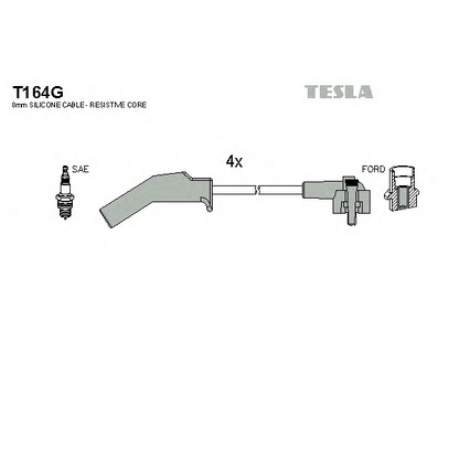 Foto Juego de cables de encendido TESLA T164G