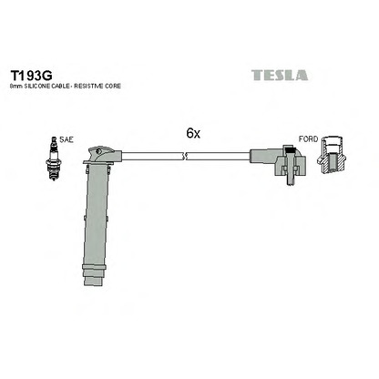 Foto Kit cavi accensione TESLA T193G