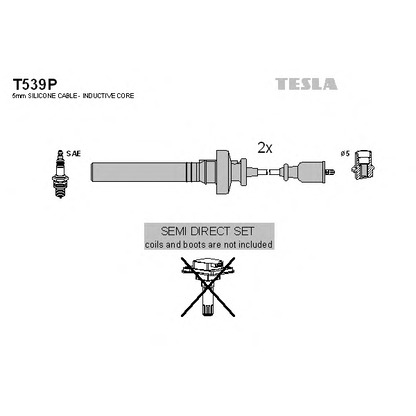 Foto Kit cavi accensione TESLA T539P