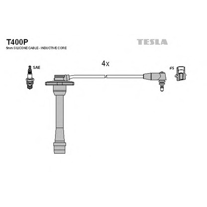 Photo Kit de câbles d'allumage TESLA T400P