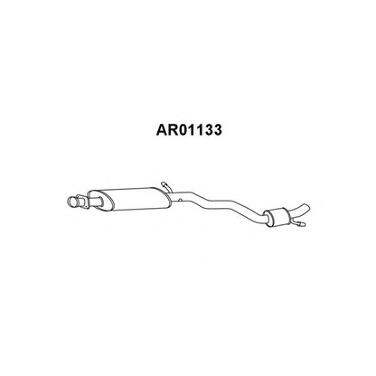 Фото Средний глушитель выхлопных газов VENEPORTE AR01133
