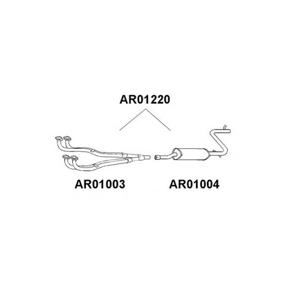 Photo Exhaust Pipe VENEPORTE AR01220