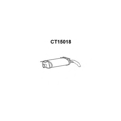 Фото Глушитель выхлопных газов конечный VENEPORTE CT15018