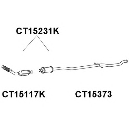 Zdjęcie Rura wydechowa VENEPORTE CT15231K
