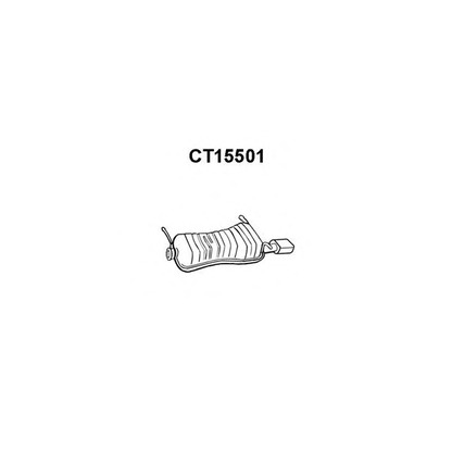 Фото Глушитель выхлопных газов конечный VENEPORTE CT15501