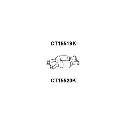 Zdjęcie Katalizator VENEPORTE CT15519K