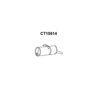 Фото Глушитель выхлопных газов конечный VENEPORTE CT15614