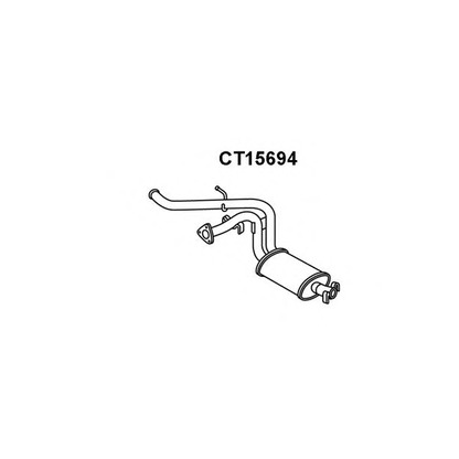 Фото Средний глушитель выхлопных газов VENEPORTE CT15694