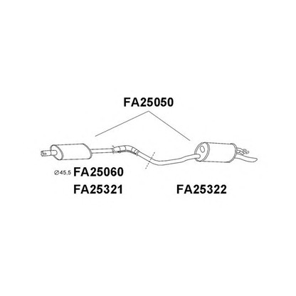 Foto Endschalldämpfer VENEPORTE FA25050