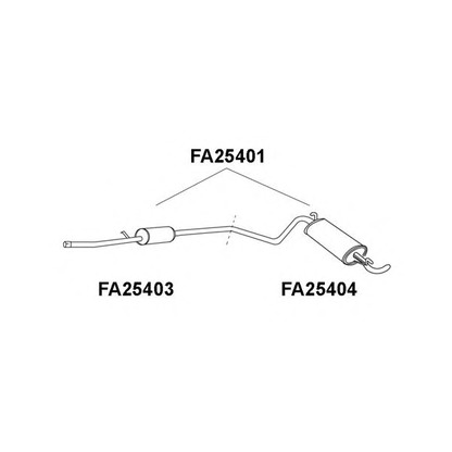 Foto Silenziatore posteriore VENEPORTE FA25401