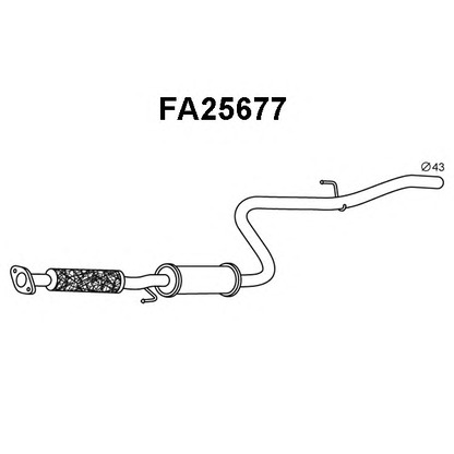 Photo Middle Silencer VENEPORTE FA25677