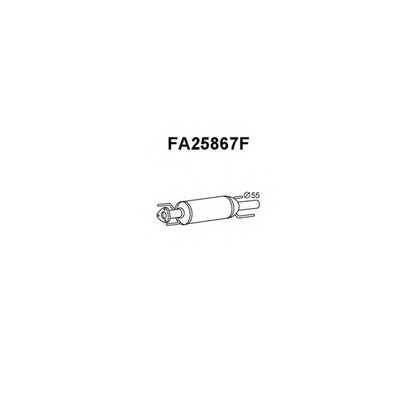 Photo Soot/Particulate Filter, exhaust system VENEPORTE FA25867F