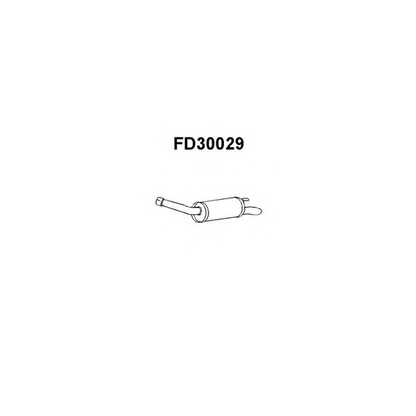 Zdjęcie Tłumik końcowy VENEPORTE FD30029