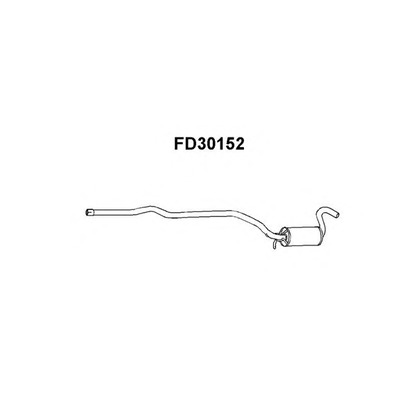 Фото Средний глушитель выхлопных газов VENEPORTE FD30152