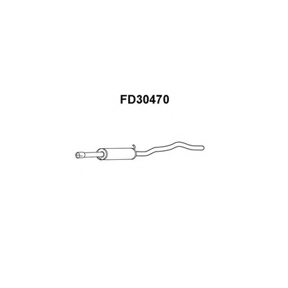 Foto Mittelschalldämpfer VENEPORTE FD30470