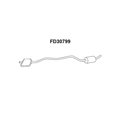 Фото Средний глушитель выхлопных газов VENEPORTE FD30799