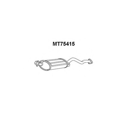 Foto Silenciador posterior VENEPORTE MT75415