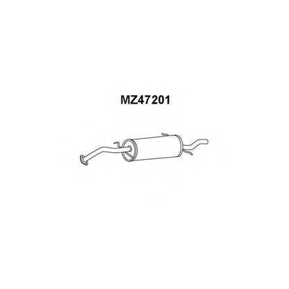 Фото Глушитель выхлопных газов конечный VENEPORTE MZ47201