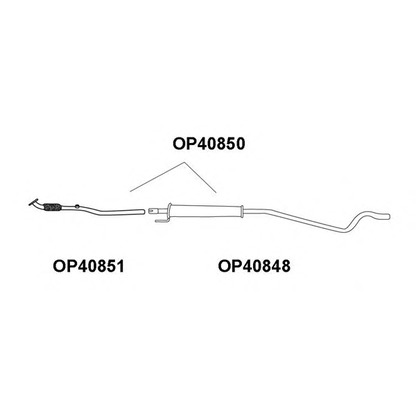 Фото Средний глушитель выхлопных газов VENEPORTE OP40850