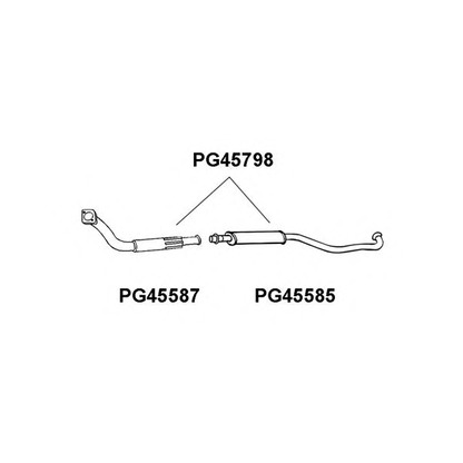 Фото Предглушитель выхлопных газов VENEPORTE PG45798