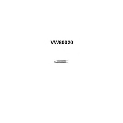 Foto Tubo ondulado, sistema de escape VENEPORTE VW80020