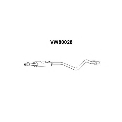 Zdjęcie Tłumik przedni VENEPORTE VW80028